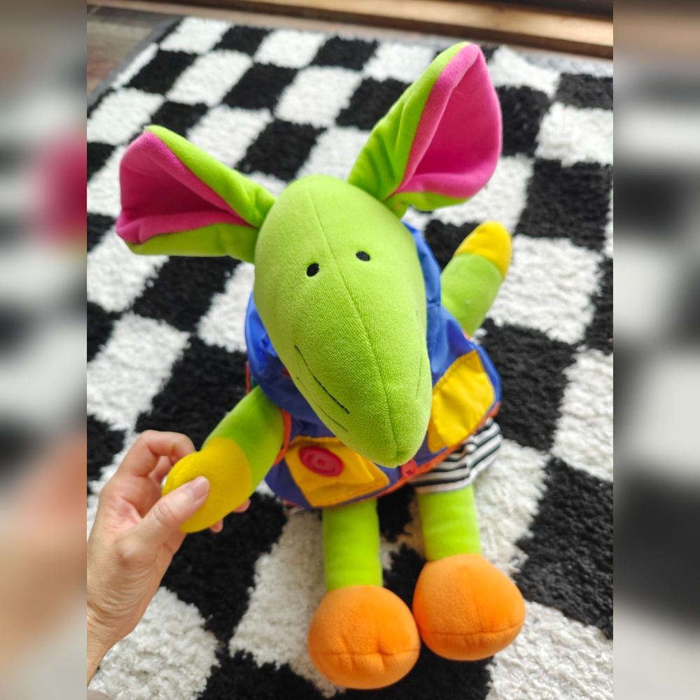 Cute Neon Green Mouse Doll